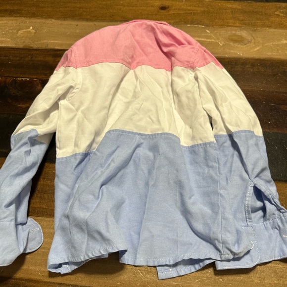 Colorblock Button-Up Shirt - Picture 2 of 2